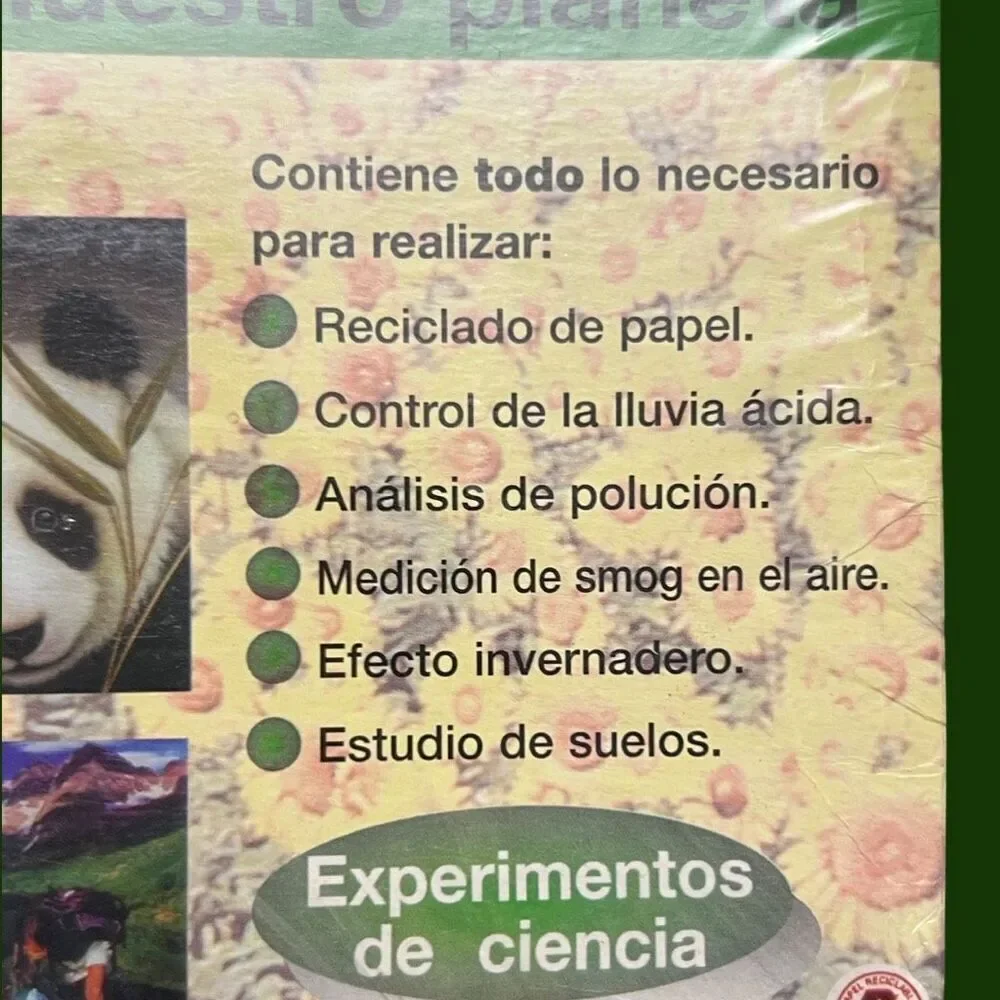 NIB Ecology 100 experiments to save our planet) Ecologias 100 experimentos